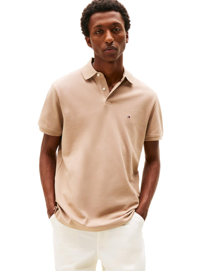 HOTTommy Hilfiger Men's Short Sleeve Polo Shirts in Classic Fit with Stretch and Organic Pique Cotton