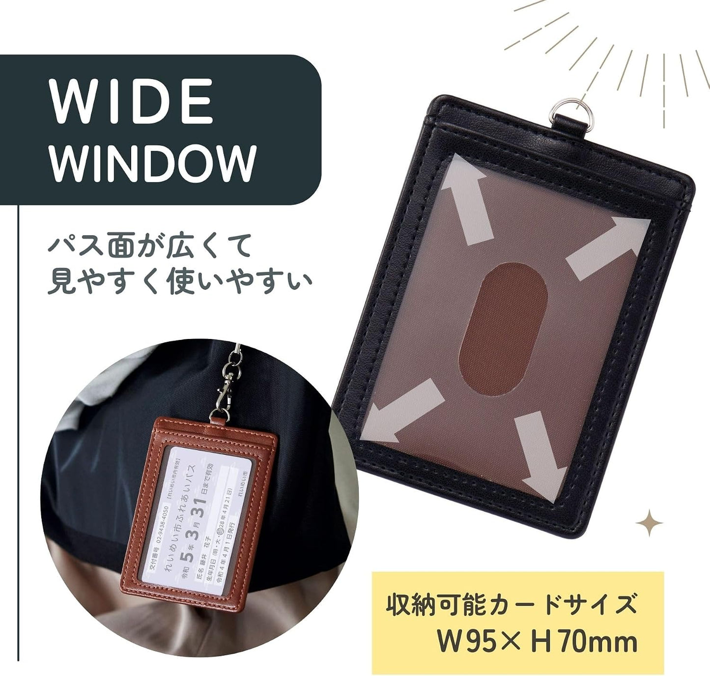 HOTレイメイ藤井 Raymay Fujii Pass Case, Gloire, Wide Size