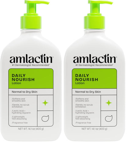 HOTAmLactin Daily Nourish Body Lotion, 12% Lactic Acid, 14.1 oz
