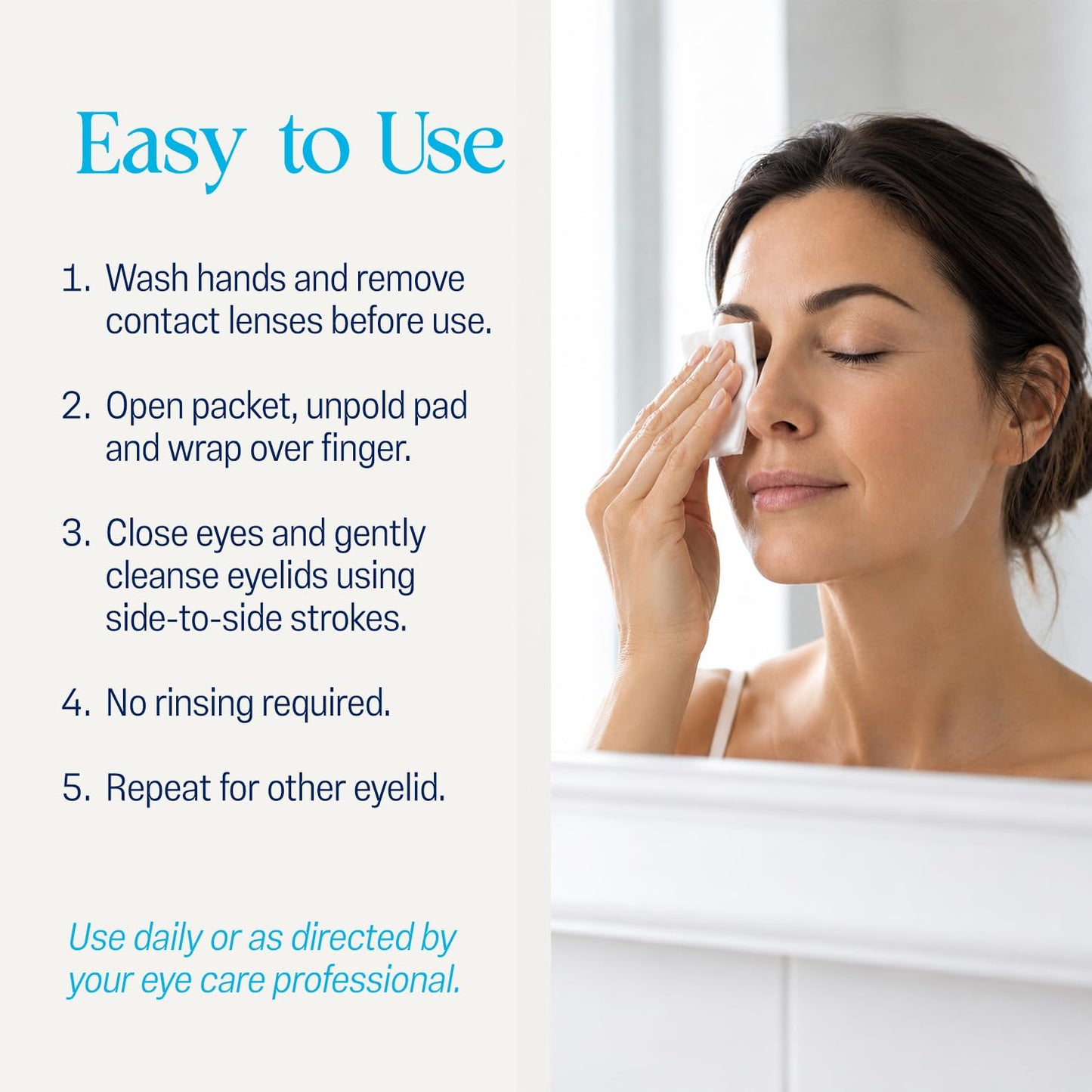 HOTOCuSOFT Lid Scrub Plus Inflation Buster – 5 Bonus Pads Included - Advanced Eyelid Cleanser for Intensive Lid & Lash Care - 35 ct Pre-Moistened Pads