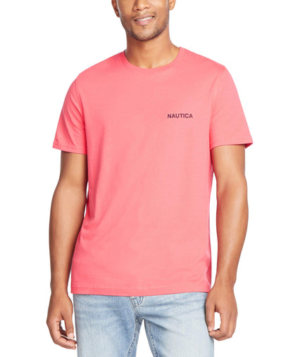 HOTNautica Men's Short Sleeve Solid Crew Neck T-Shirt Shirt