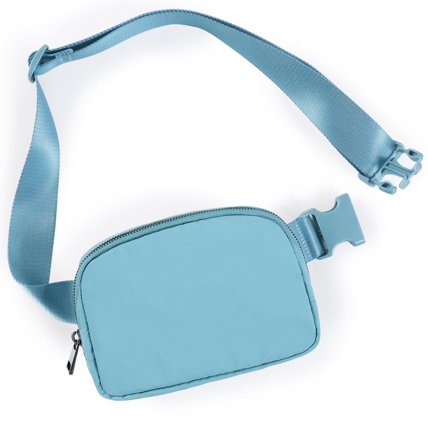 HOTODODOS Unisex Mini Belt Bag with Adjustable Strap Small Fanny Pack for Workout Running Traveling Hiking, Black