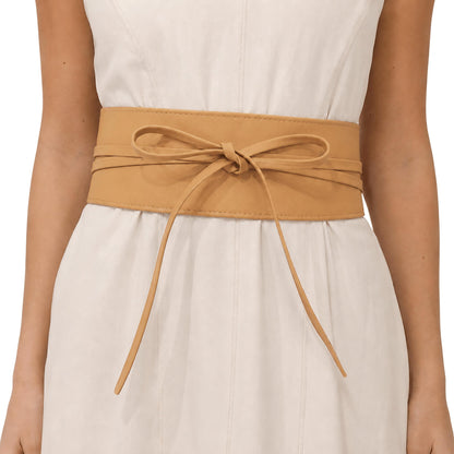 HOTFASHIONGEN - Woman Italian leather Obi belt, CASSIANE