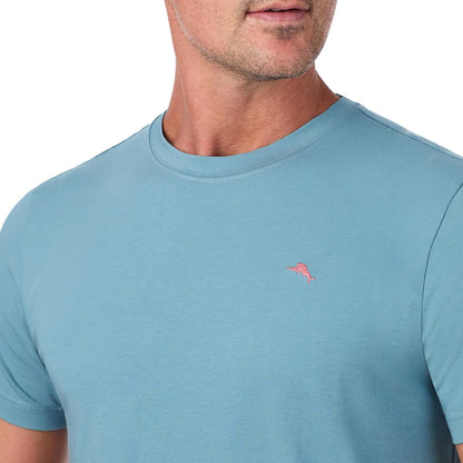 HOTTommy Bahama - Men's Essential 2 Pack T Shirts, Short Sleeve Crew Neck Stretch Jersey Top for Sleep or Lounge