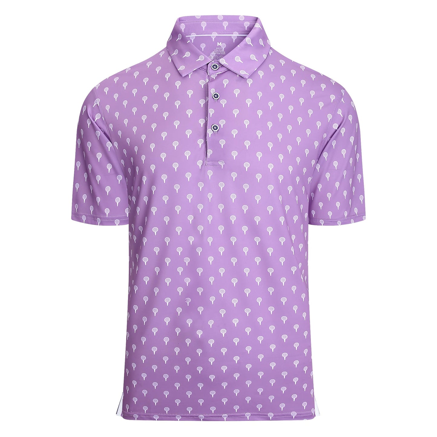 HOTDamipow Premium Golf Shirts for Men Dry Fit Performance Polo Short Sleeve Collared Shirt