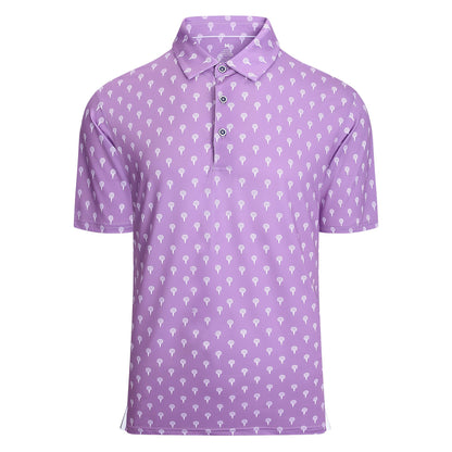 HOTDamipow Premium Golf Shirts for Men Dry Fit Performance Polo Short Sleeve Collared Shirt