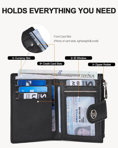 HOTBOSTANTEN Crossbody Bags for Women ＆ Small Wallet for Women Leather RFID Blocking Card Holder