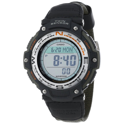HOTCasio SGW100 Series | Digital Watch & Compass | 200M WR | 100 SEC Stopwatch | Twin Sensor for Direction & Temperature | Low Temp Resistant | World Time | Auto Calendar | Multi Alarm