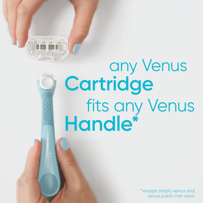 HOTGillette Venus Extra Smooth 4 count, plus Gillette Venus Extra Smooth Sensitive 2 count, 5-Bladed Women's Razor Blade Refills