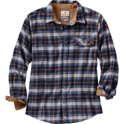 HOTLegendary Whitetails Mens Long Sleeve Button Down 100% Cotton Flannel Shirt