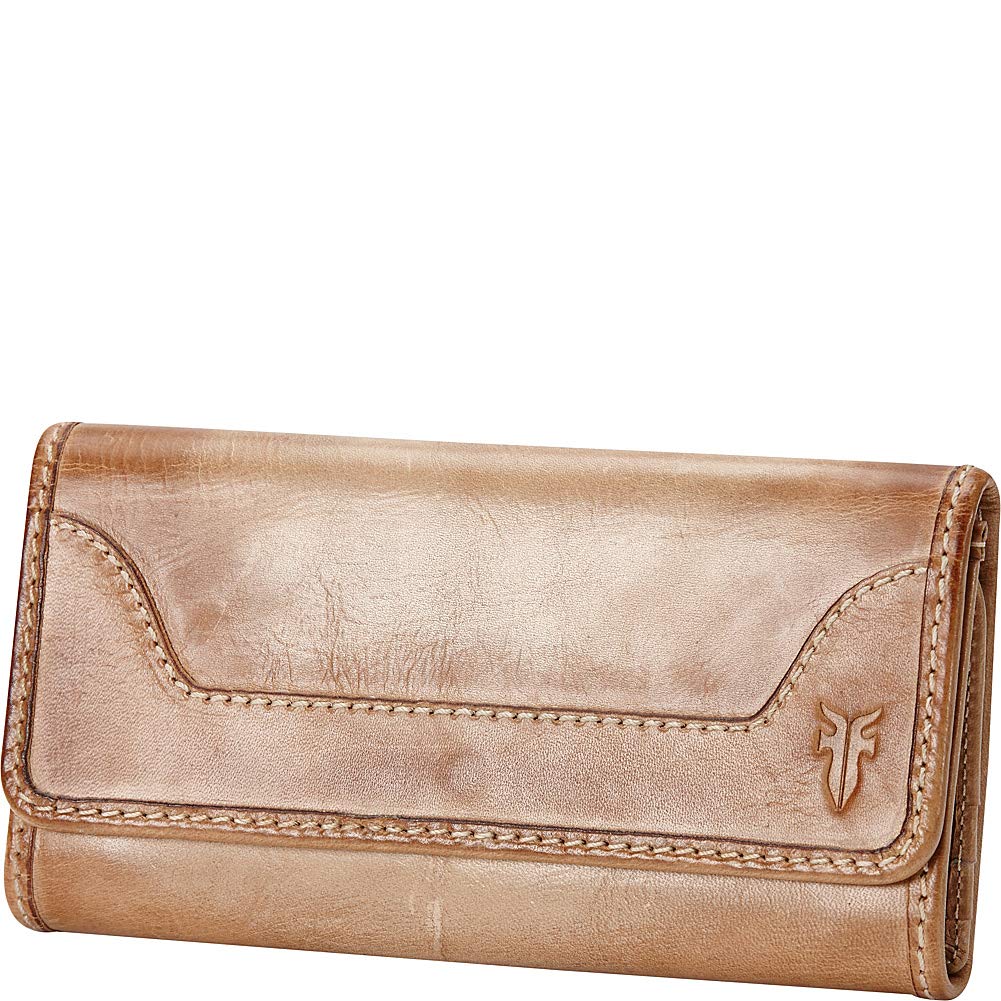 HOTFrye Melissa Wallet Cognac Antique Pull Up One Size