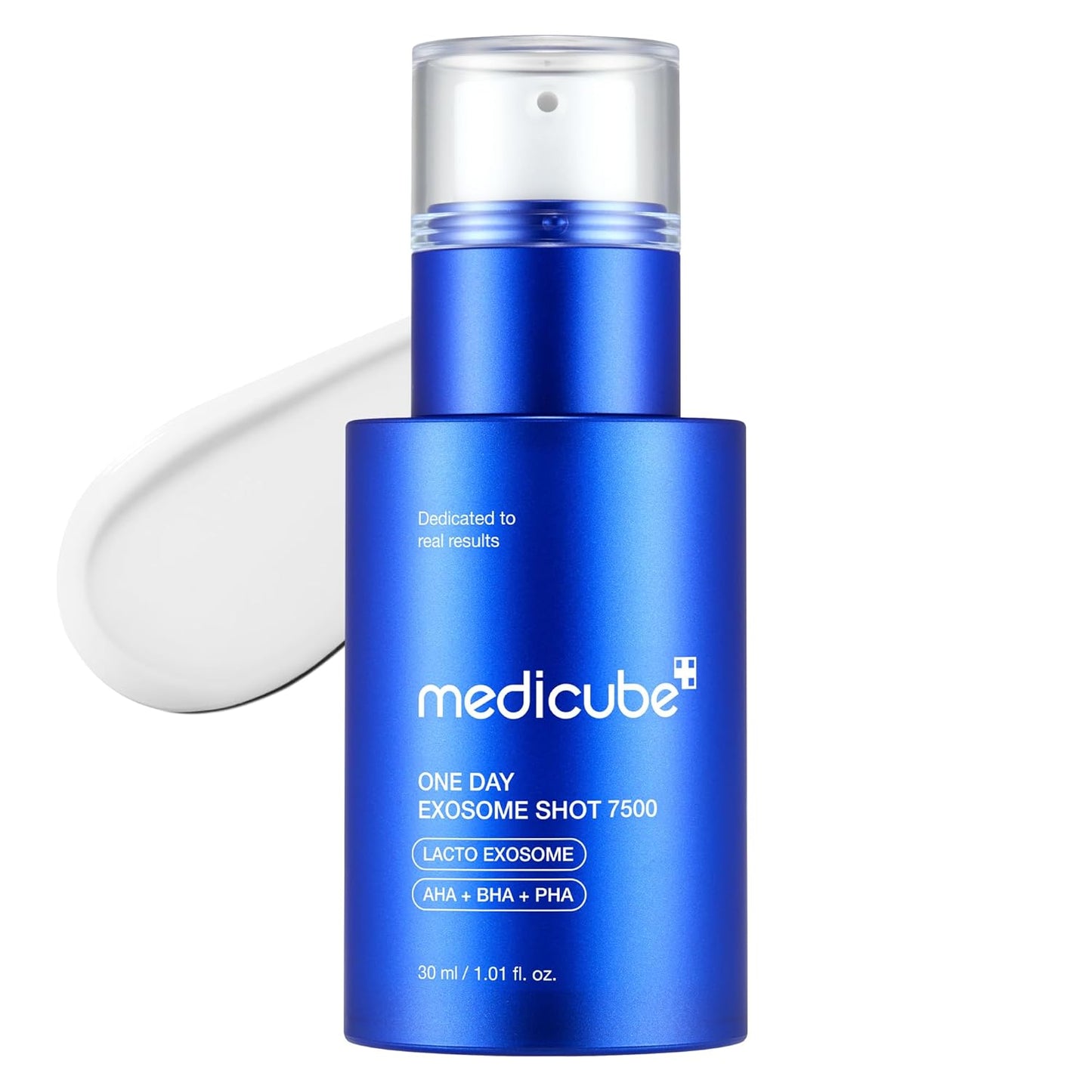 HOTmedicube Exosome Shot Zero 7,500 PPM Spicule Facial Serum | Liquid Skin Booster Serum | Exosome, AHA+BHA+PHA | Pore Care, Dead Skin Cells, Skin Texture | Korean Skincare, 1.01 fl.oz