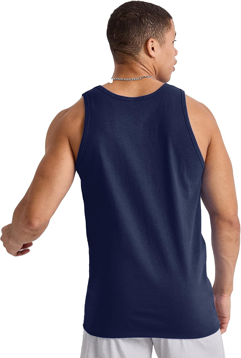 HOTHanes Men's Essentials Tank Top Pack, Midweight Cotton Tanks, Sleeveless Shirts, 3-Pack