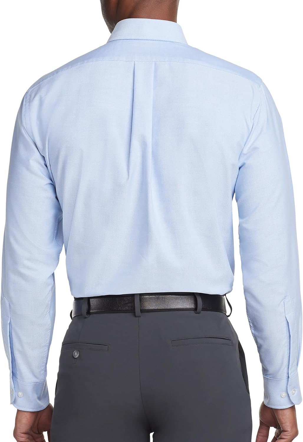 HOTVan Heusen Men's Regular Fit Oxford Solid Buttondown Collar Dress Shirt