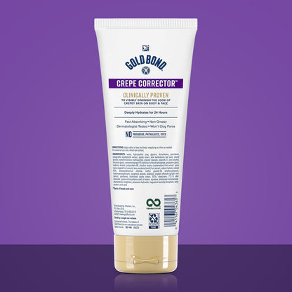 HOTGold Bond Age Renew Crepe Corrector Body Lotion, Replenishing & Smoothing Formula, Gold Bond Crepe Corrector Body Lotion, 8 oz
