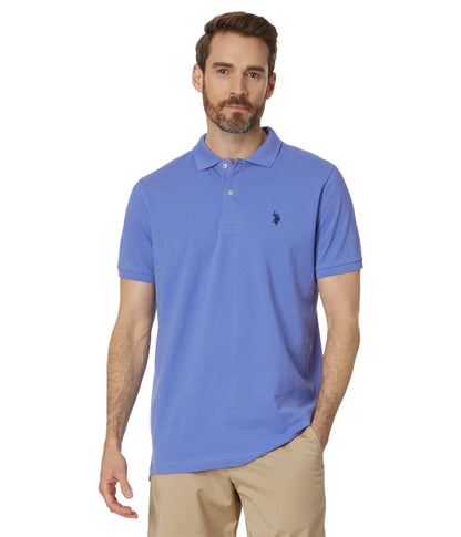 HOTU.S. Polo Assn. Men's Classic Polo Shirt, Two-Button Closure Pique Polo Shirt, Summer Fashion Golf Shirt | Two-Button Closure Pique Polo Shirt, Summer Fashion Golf Shirt