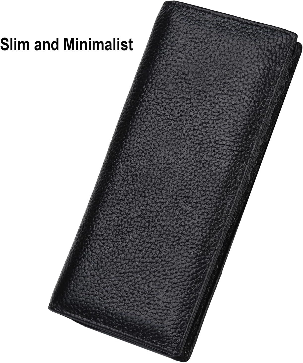 HOTLavemi Ultra Slim Thin Leather Women Wallet RFID Blocking Credit Card Holder Bifold Long Ladies Billfold