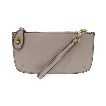 HOTJoy Susan Women's Fashion Purse Mini Crossbody Wristlet Clutch Handbag - Stone
