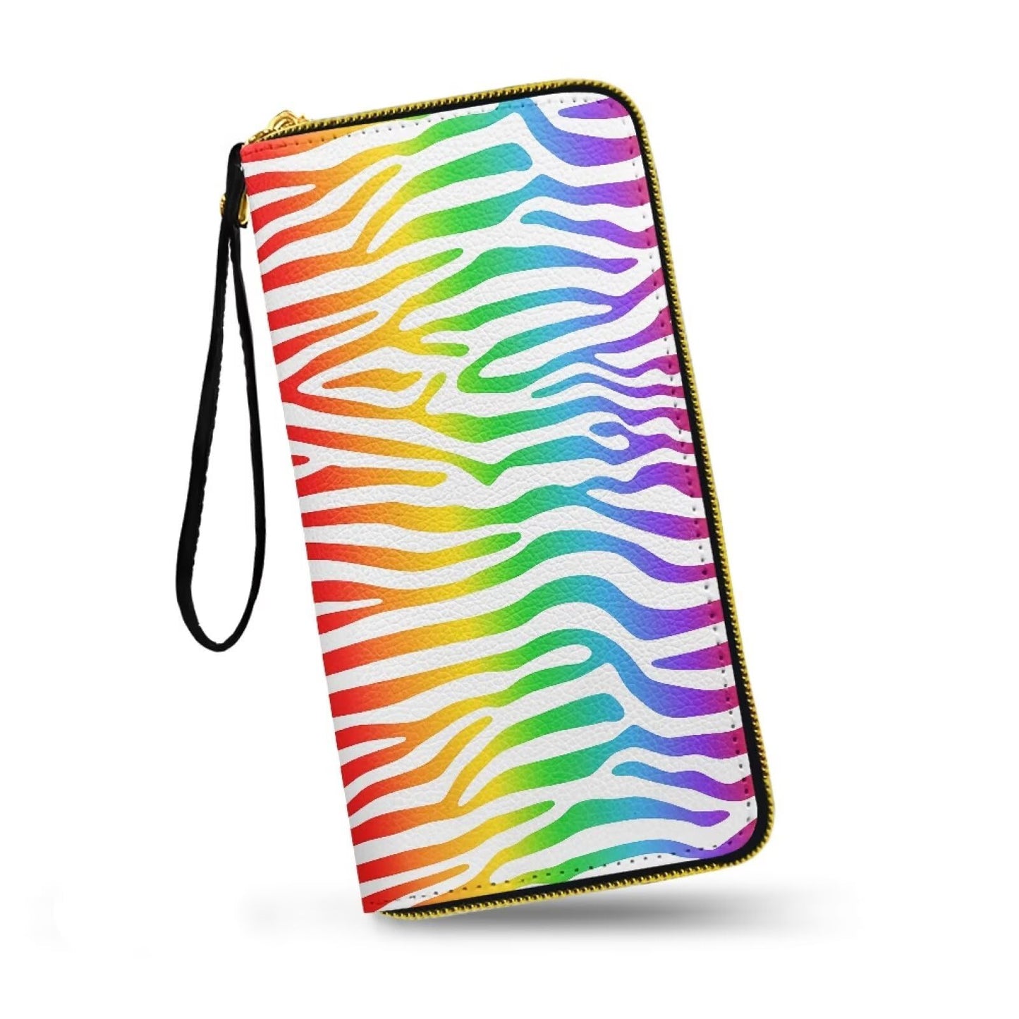 HOTColorful Tie-Dye Large Capacity Wristlet Wallet for Women Gradient Spiral Long Zipper Purse Abstract Aesthetics Travel Wallet Clutch Bag Handbag with Coin Pocket