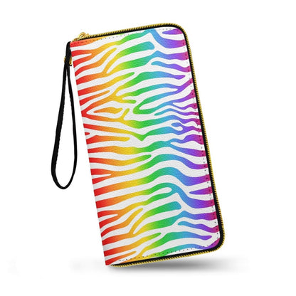 HOTColorful Tie-Dye Large Capacity Wristlet Wallet for Women Gradient Spiral Long Zipper Purse Abstract Aesthetics Travel Wallet Clutch Bag Handbag with Coin Pocket