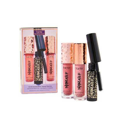 HOTtarte maneater mascara – Extreme Curl, Instant Volume & Length, 16HR Ultra-Creamy Longwear Eye Makeup