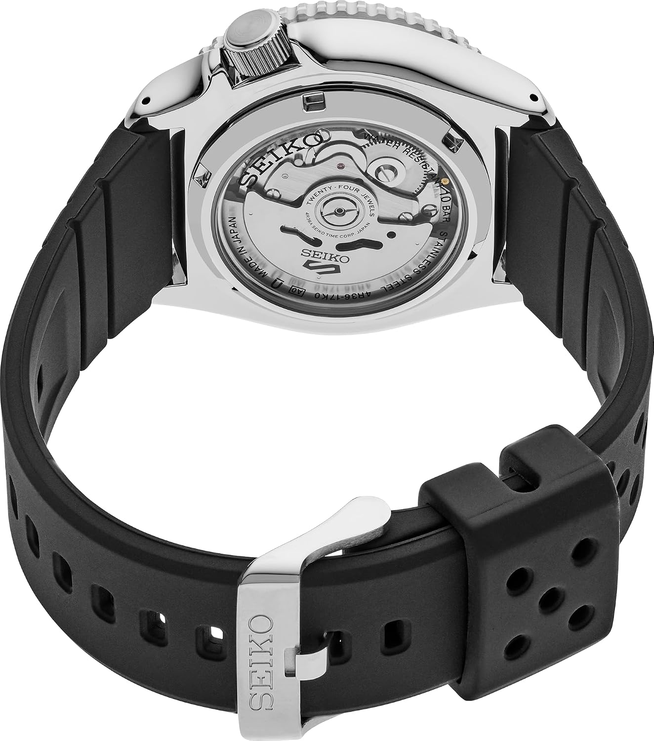 HOTSEIKO 5 Sports Men's Automatic Watch with Stainless Steel Case and Luminous Hands - Stylish Wrist Watches