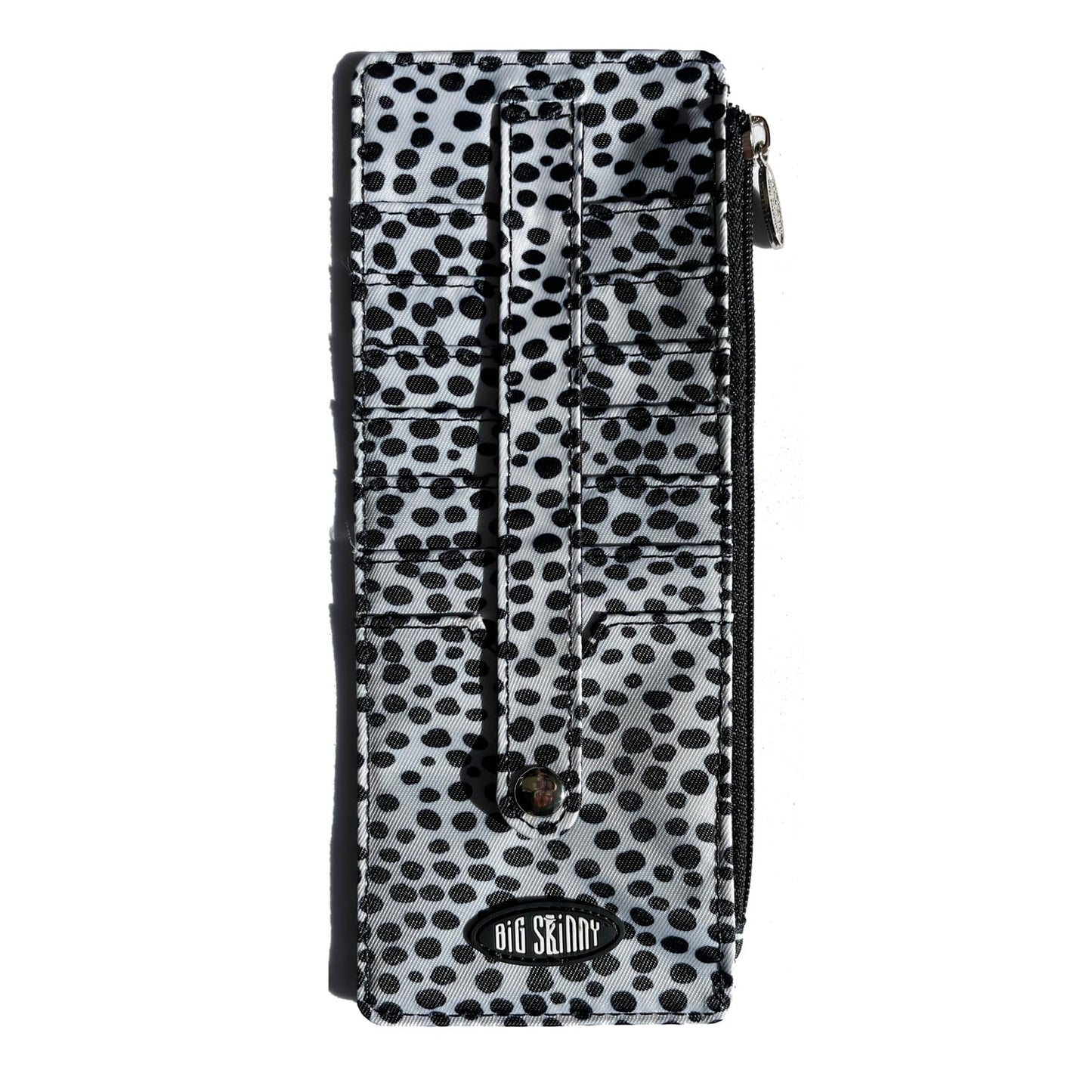 HOTBig Skinny Women's Jaguar Credit Card Slim Wallet, Holds Up to 25 Cards