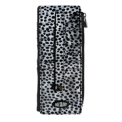 HOTBig Skinny Women's Jaguar Credit Card Slim Wallet, Holds Up to 25 Cards