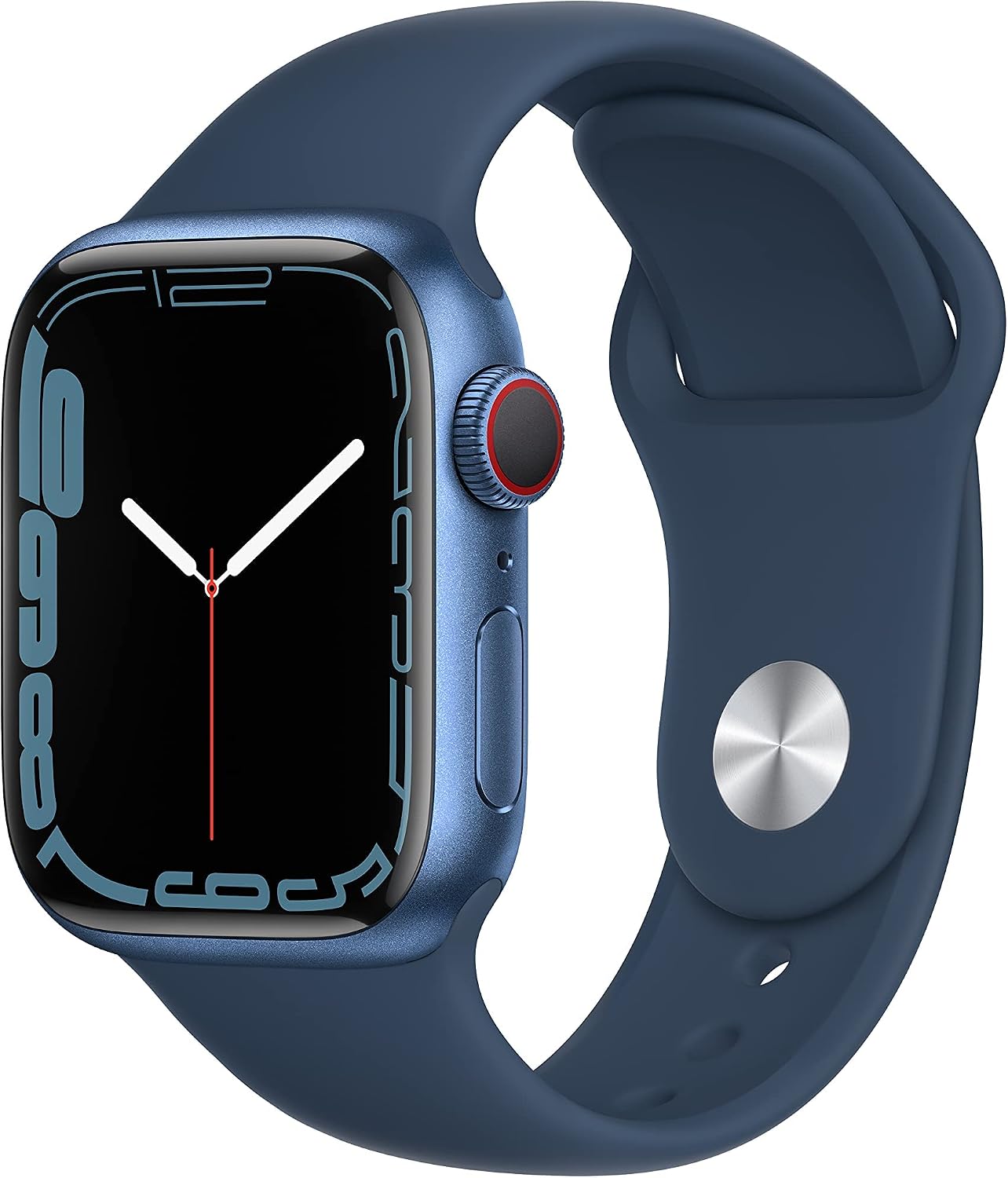 HOTApple Watch Series 7 (GPS, 45MM) - Midnight Aluminum Case with Midnight Sport Band (Renewed Premium)