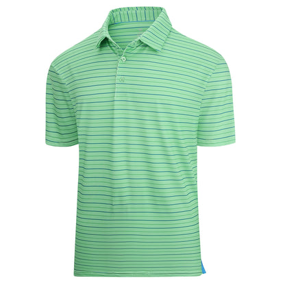 HOTAlex Vando Mens Golf Shirt Moisture Wicking Quick-Dry Short Sleeve Polo | UPF40,Soft & stretch,Sweat resistant,Multi-scene sports & office apparel