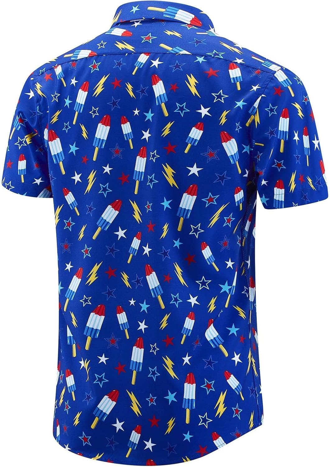 HOTEUOW Men's Hawaiian Shirt Short Sleeve Printed Button Down Beach Shirts