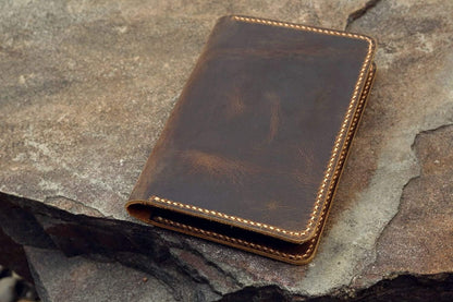 HOTPersonalized distressed leather hobonichi techo cover vintage rustic leather hobonichi A5 A6 cousin cover HAX05S