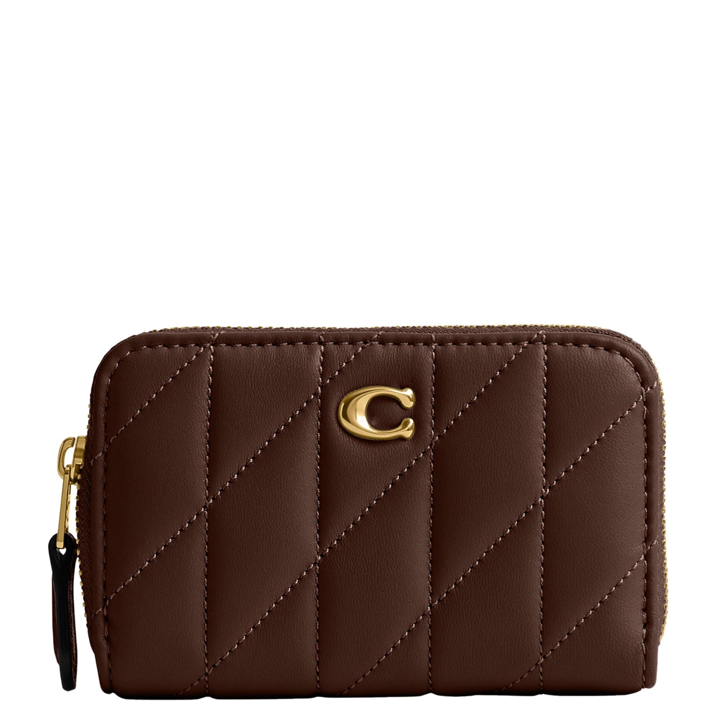 HOTCoach Essential Small Zip Around Card Case with Quilting