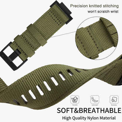 HOTAbanen Rugged Nylon Watch Band for Casio gshock DW-5600/8900, Adjustable Sports Wrist Strap for GA-100/GW-B5600/GB-5600 /GW-6900