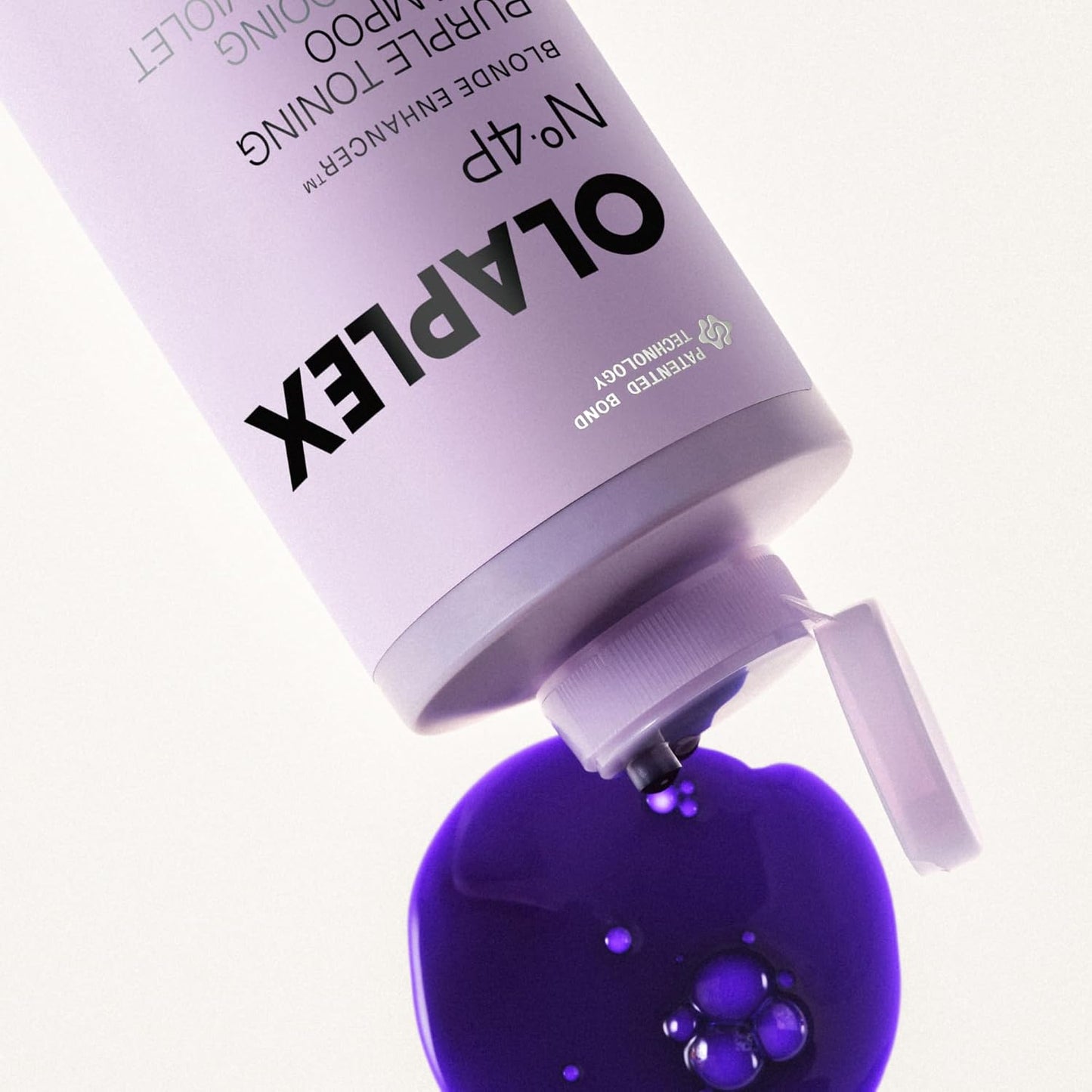 HOTOlaplex Nº.4P Blonde Enhancer Purple Toning Shampoo: Neutralizes Brassiness & Strengthen | Repairs Damages & Hydrates Hair | For Coily, Curly, Straight, and Wavy, 250 mL / 8.5 Fl. Oz.