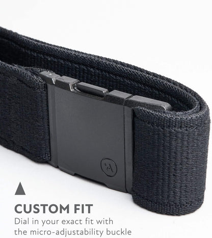 HOTArcade Belts A2 Unisex Adventure Belt: Heavy Duty Stretch, Metal Free Buckle
