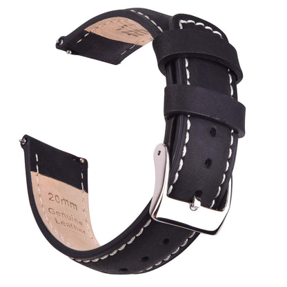 HOTRitche Christmas Gift Quick Release Leather Watch Bands Genuine Watch Straps for Men Women Top Grain Leather Watch Strap, White Elephant Gifts, Stocking Stuffers for Men, Father's Day gifts