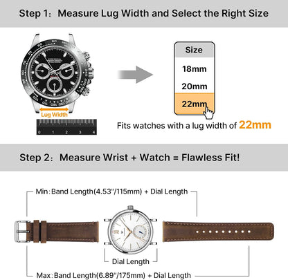 HOTFullmosa 22mm Quick Release Leather Watch Bands for Garmin Samsung Galaxy | 2 Pack Straps for Vivoactive 4(45mm), Venu 4 (45mm)/3/2 (45mm), Samsung Galaxy 46mm, Saddle Brown+Silver/Black+Silver