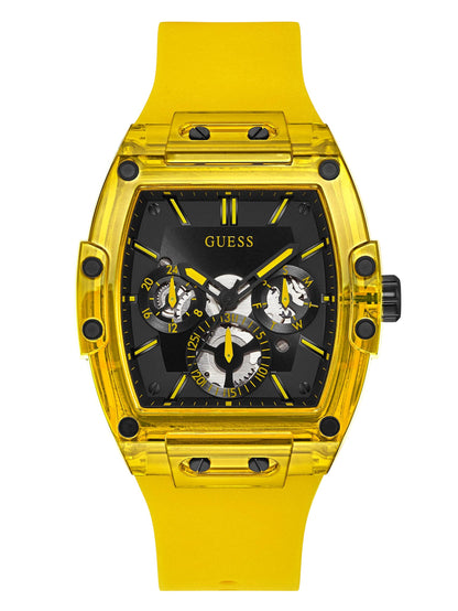HOTGuess Men's GW0G Series| Analog Trend Watch| Polycarbonate Case| Silicone Bracelet | 50M Water Resistance