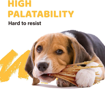 HOTiPaw Turkey Tendon for Dogs, All Natural Human Grade Puppy Chew, Strips | Single Protein, Hypoallergenic, Grain free, Rawhide Alternative Dog Treats, US-Sourced Turkey