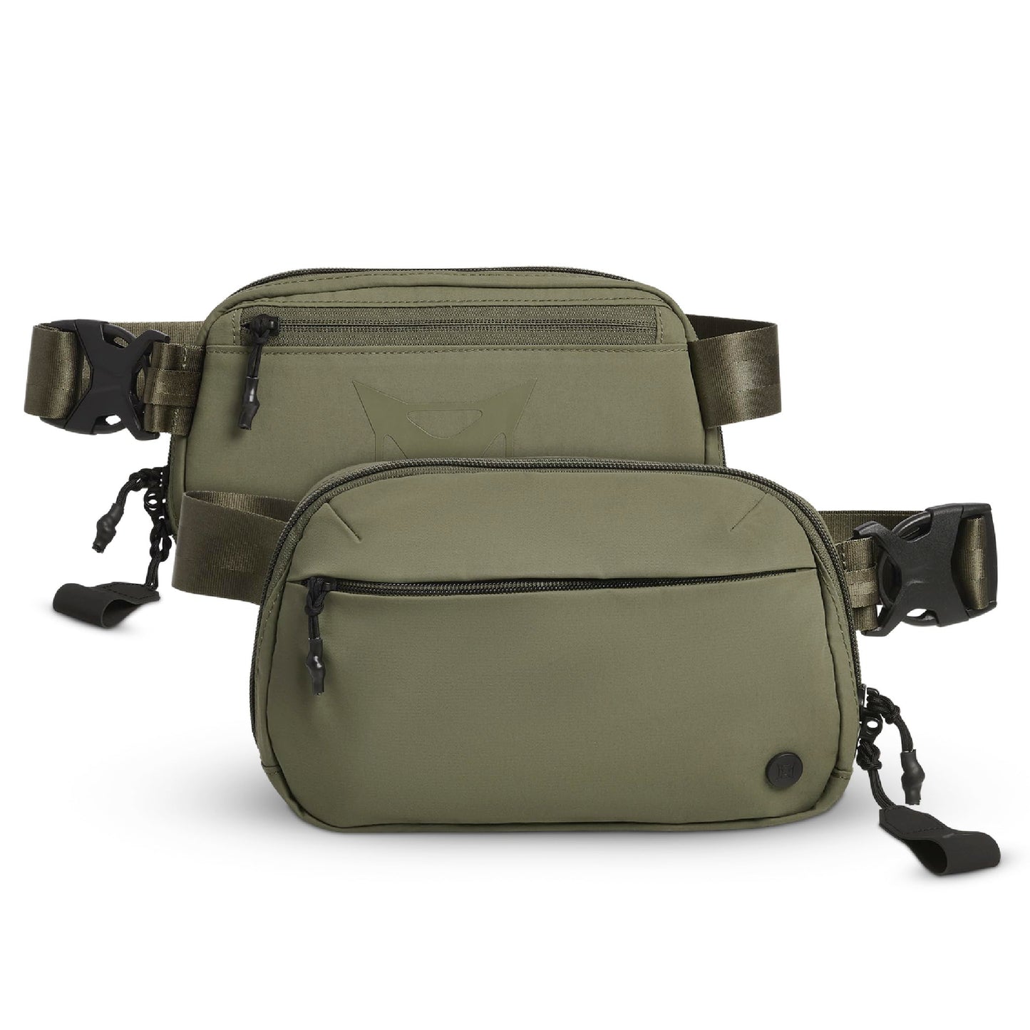 HOTVertx Everyday Tactical Fanny Pack 2.1-100% Nylon Fanny Pack for Men and Women with CCW-Ready Design and Rapid Access Tab - Black - 2L