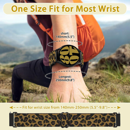 HOTTumpCez Quick Release Watch Band - Choice of Width -18mm 19mm 20mm 22mm 24mm Watch Bands, Solo Loop Adjustable Elastic Nylon Watch Straps Replacement Wristband for Men Women