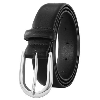 HOTWomen Belt for Jeans Pants Fashion Gold Buckle Ladies Dress Waist Belt