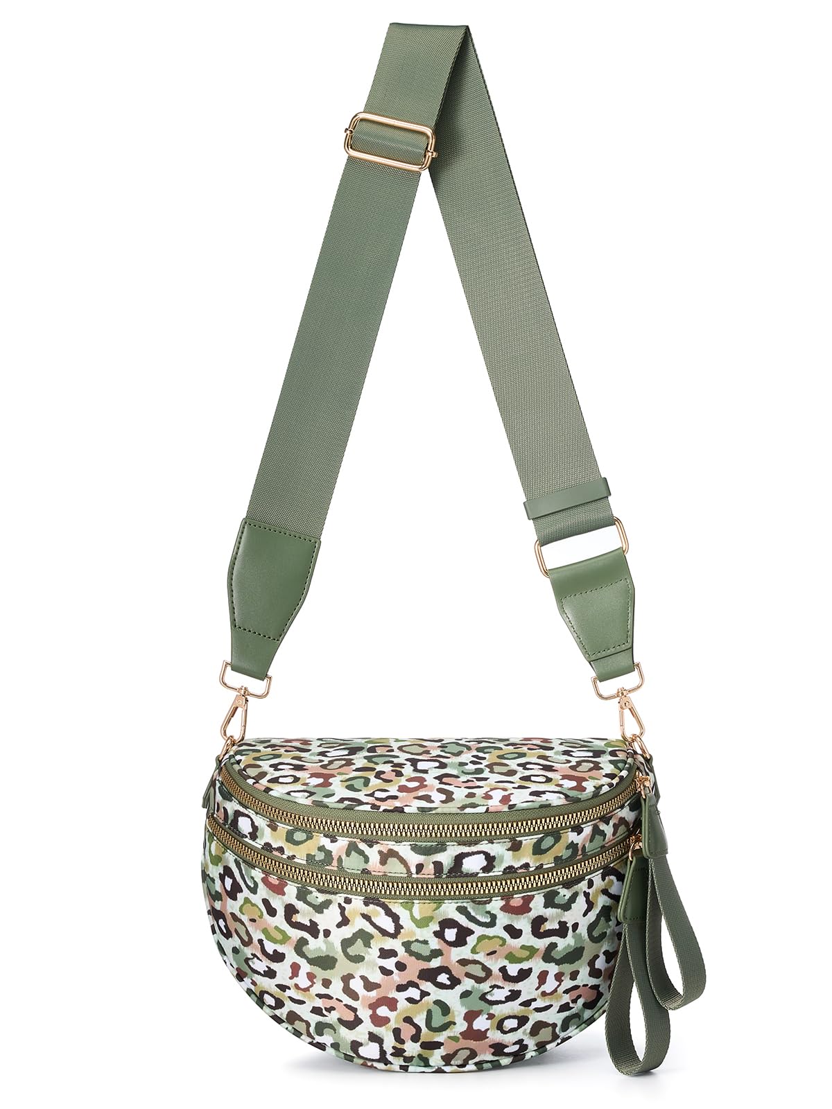 HOTBlack and White Checkered Crossbody Bag Bum Bag for Women,Spacious Checkered Purse Fanny Packs Belt Bag