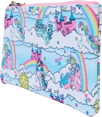 HOTLoungefly Hasbro My Little Pony Sky Scene AOP Nylon Wristlet Wallet