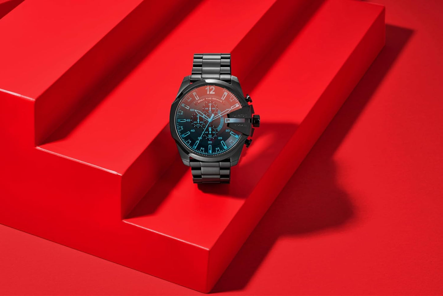 HOTDiesel Mega Chief Watch for Men, Chronograph Men's Watch