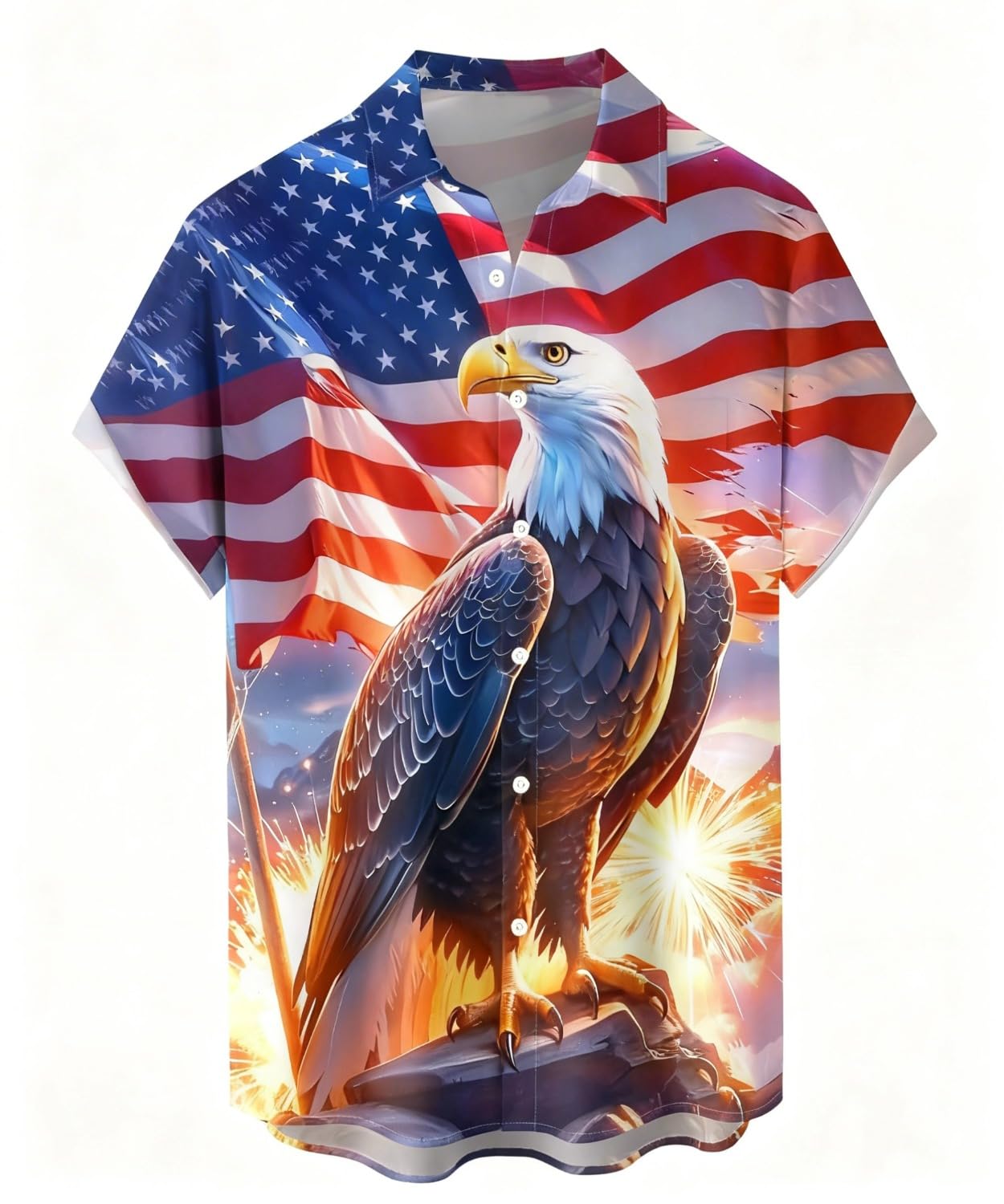 HOTwihnsinop Mens Funky Hawaiian Bowling Shirts Holiday Theme Shirt Button Down Shirts Big and Tall