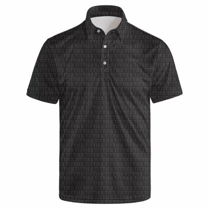 HOTGolf Polos for Men Funny Moisture Wicking Golf Shirts Performance Quick-Dry Polo Shirts Short Sleeve