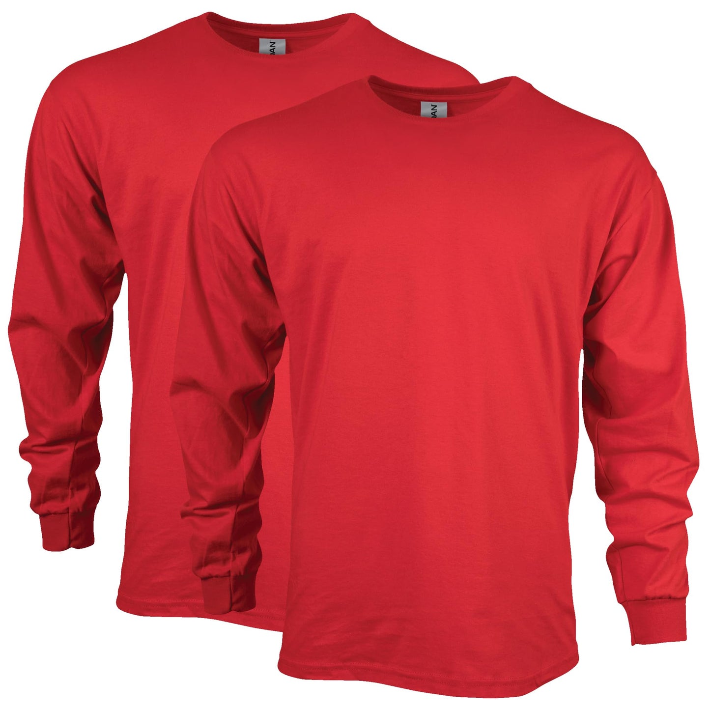 HOTGildan Adult Ultra Cotton Long Sleeve T-Shirt, Style G2400, Multipack