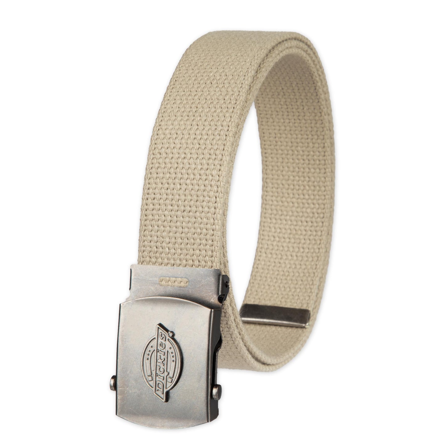 HOTDickies mens Fabric Web Plaque Logo Buckle Belt - Fits Up to Size 42" Waist
